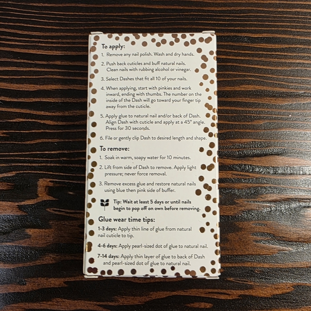 RED ASPEN NAIL DASHES – “If the Tiara Fits” – RARE & DISCONTINUED - Picture 4 of 6